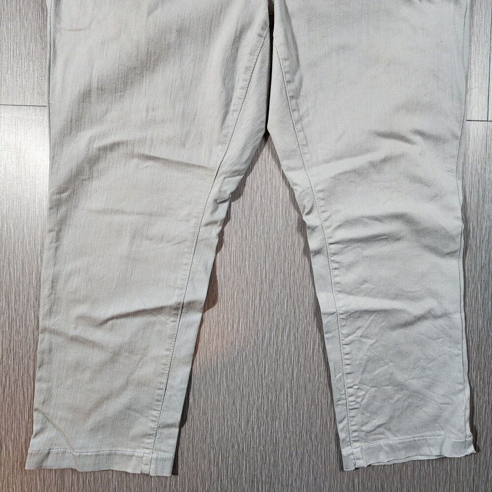 NYDJ Audrey Ankle Jeans Slim Straight Gray High Waisted Lift Tuck Women’s 20W - Picture 2 of 13